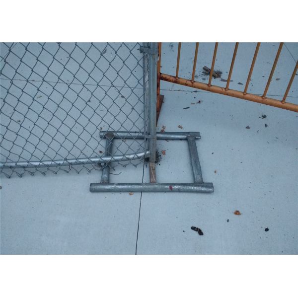 Corrosion - Resistant 8x12 Temporary Chain Link Fence Construction Fence Panel