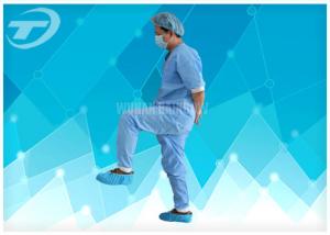 Quality Disposable Non - Woven Fabric Hospital Patient Gown With CE Certified wholesale