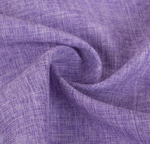 300 * 300D Purple Polyester Knit Fabric Comfortable Hand Feel Washable