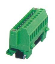 Quality Din Rail Pluggable Terminal Block socket with 5.08mm Pin Spacing socket arrage:24-12 AWG wholesale