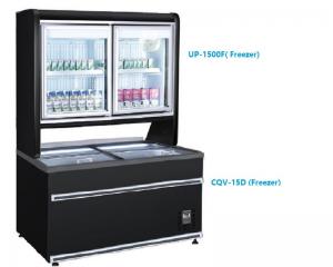 Quality 1200L R290 Commercial Refrigerator Freezer Combo Glass Door Supermarket wholesale