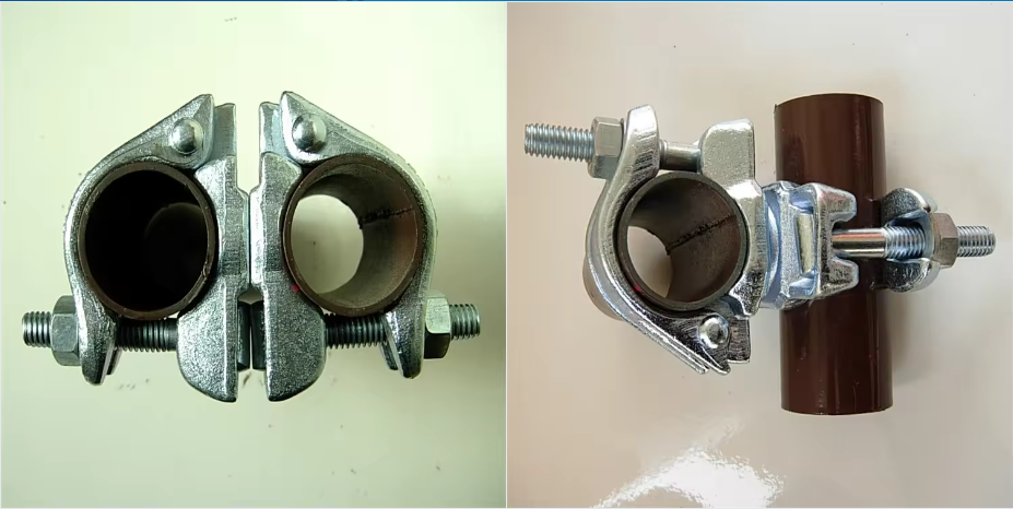 Anti-Slip High Quality Sliding Pipe Clamp Support Scaffold Coupler 48-76mm Scaffold Clips