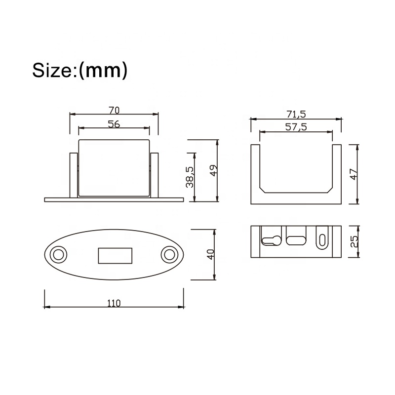 Small Size Revolution Door System Presence Function Security Sensor Passive Infrared Sensor