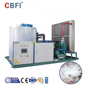 Quality 10 Ton Fresh Water Flake Ice Machine Used For Mixing Refrigerated Materials wholesale