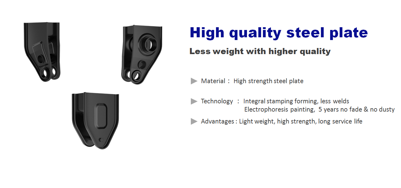 ISO9001 Tandem Leaf Mechanical Suspension Amercian Underslung Series 2 Axles With 8 Leaf Trailer Springs