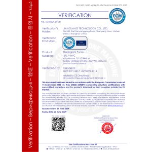 Jianglang Technology  Co. Ltd. Certifications