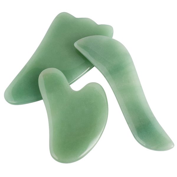 Green Aventurine stone Gua Sha Body Massage Jade Gua Sha board