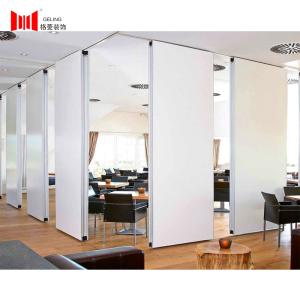 Quality Office 40db Acoustic Movable Partition Wall With POM Hanging Wheels wholesale