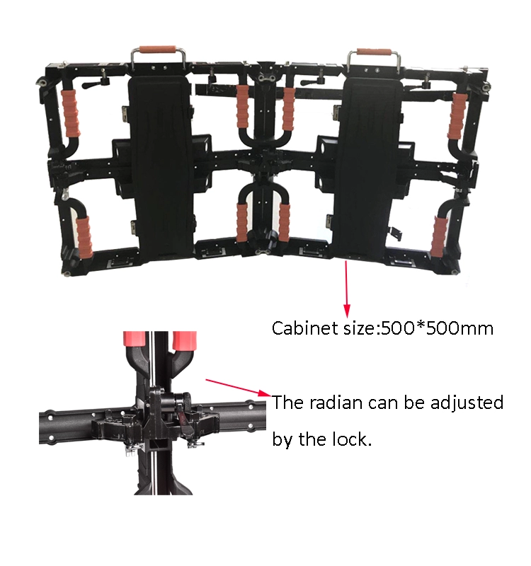 Giant Video Wall Led Panel Screen P2 P2.5 P3 P3.91 Indoor Advertising Curved Cabinet