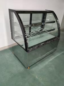 Quality Pastry Store Display Showcase Freezer With Two Easy-Cleaning Glass Shelves wholesale