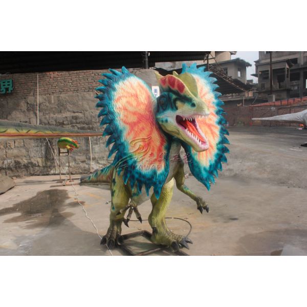 Indoor / Outdoor Decorative Animatronic Dinosaur Replicas Life Size For City Plaza