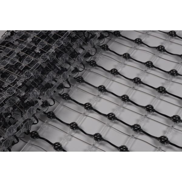 IP65 RGB 30mm LED Mesh Screen Outdoor Waterproof Advertisement Display LED Grid Screen