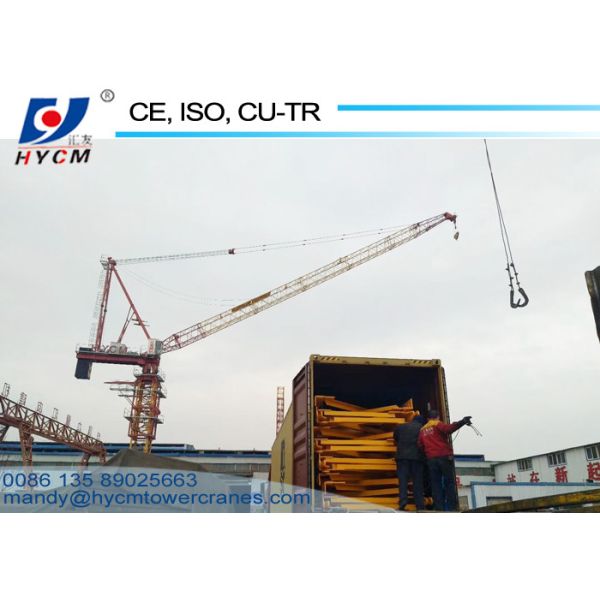 45m Tower Crane Luffing Jib Crane QTD4522 Fixed Jib Crane 1200KN.m Tower Crane Climbing Cage