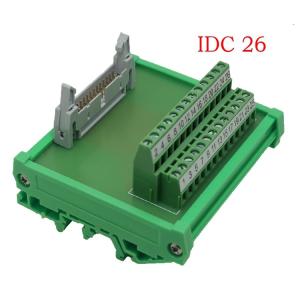 Quality IDC26 26pin Header Breakout Board Terminal Block Connector PLC adapter Interface wholesale