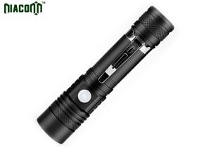 China Zoom Function Micro Usb Rechargeable Flashlight With CREE XML T6 on sale