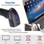 YHD-1100C 1D CCD Barcode Scanner With USB Connection Wired Handheld