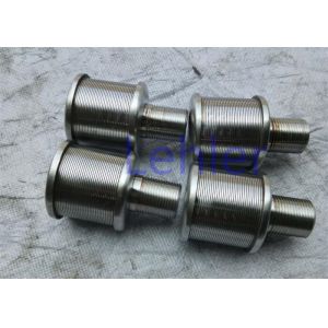 LH53 Stainless Steel Nozzle , Ion Exchange Nozzles High Temperature Resistant