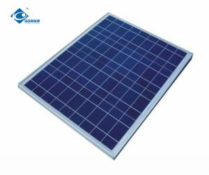 China 60W Portable Solar Panel Charger 18V Poly Aluminium Frame Solar Panels ZW-60W-18V Mini Solar Panel on sale