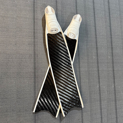 Customizable Lightweight Long Blade Freediving Fins Carbon Fiber For Spearfishin