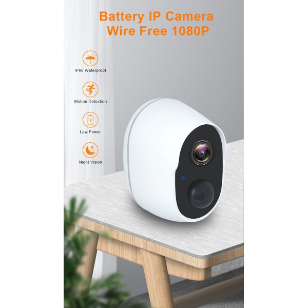 Intruders Motion Detection 1080P Waterproof Outdoor Indoor Wireless Security Camera Wifi
