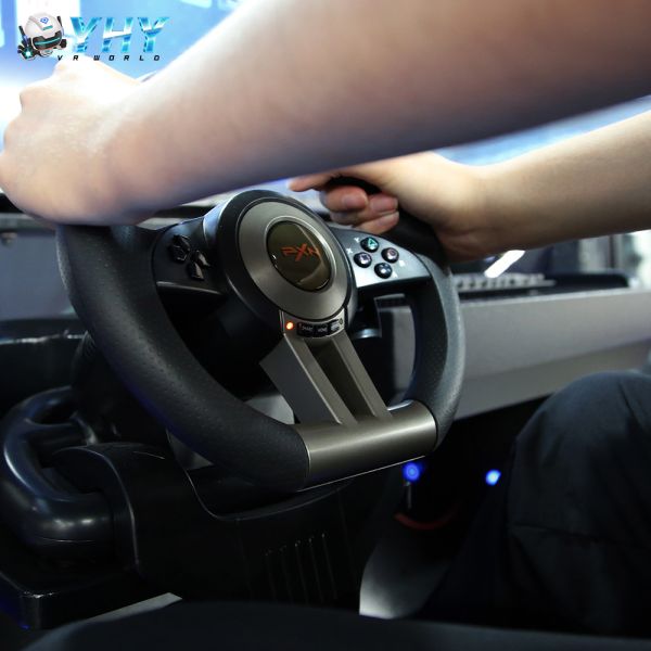 Customized 3 DoF 3 Screen F1 Car Racing Simulator With 2 Seats 3.0 KW