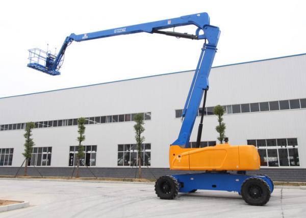 Cheap 2 / 4 Wheel Drive Hydraulic Boom Lift 30M for High Precision Loading Transportation for sale
