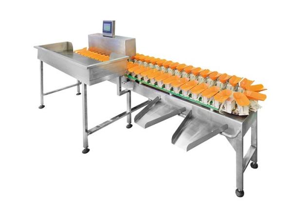 Cheap Conveyor Belt Weight Sorting Machine Chicken Wing Fish Grader Circular Multi Weight Sorting Machine With Conveyor Belt for sale
