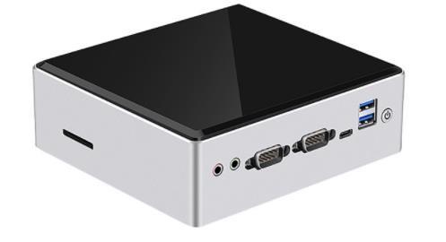 Cheap LPDDR4 Dual Lan Mini PC ,  Gaming Desktop Computers Intel Core I3/I5/I7 Fan Cooling for sale