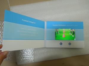 China TFT Digital LCD Video Card Multi - Function Button For Fair Display on sale