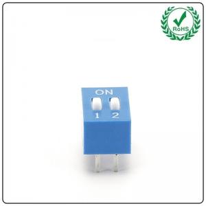 Quality Single Pole Slide Type 1-12 Position Dip Switch Stroke 2.00mm wholesale