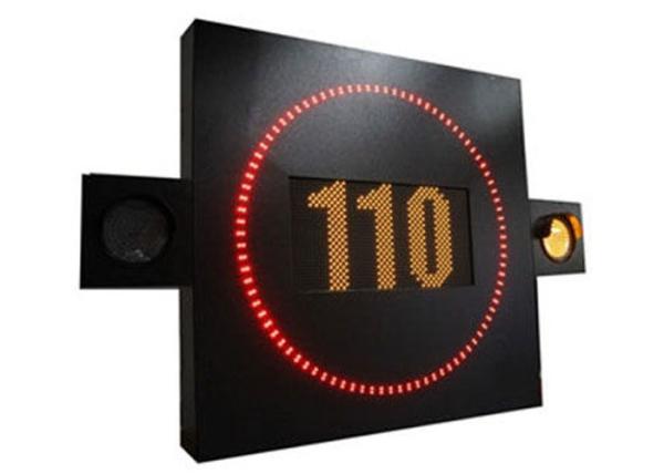 Waterproof Flexible LED Speed Signs For Two Digits And Three Digits Speed