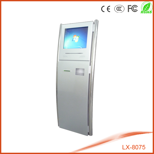 LCD Information Display Self Parking Kiosk , Parking Payment Kiosk With Printer