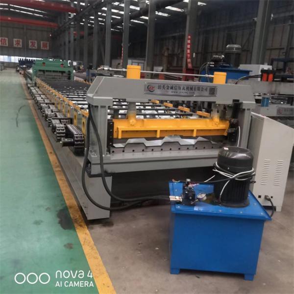 Cheap JCX Floor Decking Roll Forming Machine R Panel Roll Former 0.8-2.5mm Thickness for sale