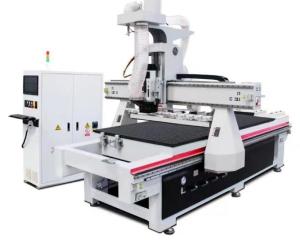 China Linear Auto Tool Changer ATC 1325 2040 Chinese CNC Wood Carving Cutting Router Machine CNC Router With Tool Changer on sale
