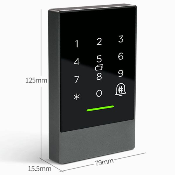Electronic Furniture Digital Keypad Door Lock Card Reader Ble App Smart Lock IP66 Waterproof