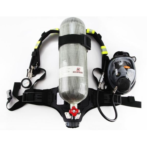 Compressed Air 9L Carbon Fiber 300 Bar SCBA Cylinder With Inhalation Resistance