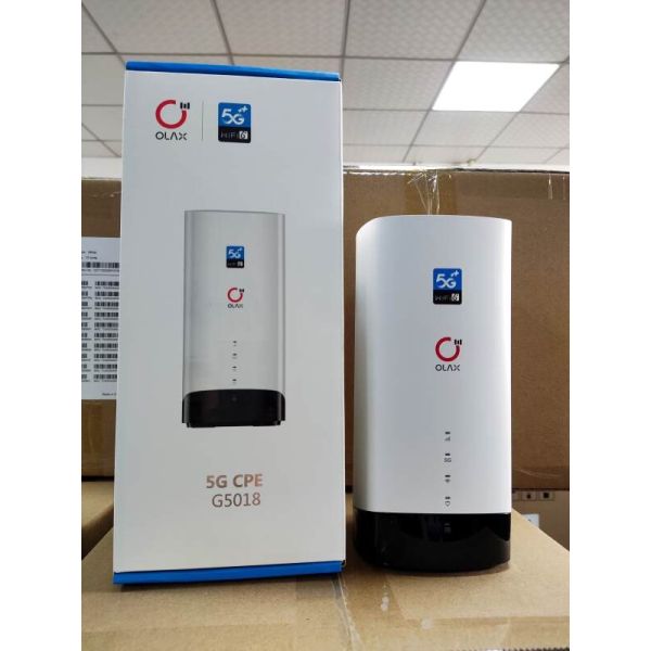Olax 4G 5G CPE G5018 Dual Bands Enterprise 1200Mbps 5g Wifi Router with sim card slot