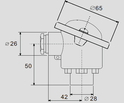 Explosion Proof KD Sensor Connection Head with Wide Measuring Rang