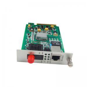 Quality Card Type Fiber Optic Media Converter , Ethernet To Fiber Optic Converter wholesale