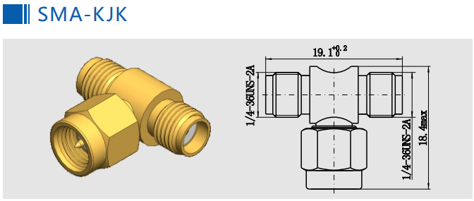 SMA Female To SMA Female Right Angle(RA) 50Ω RF Coaxial Adapter