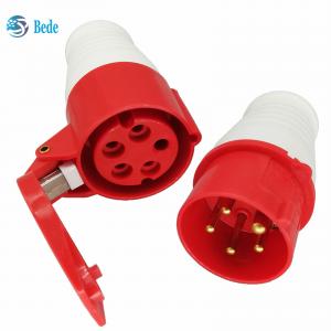 Quality 5 Pins Industrial Plug & Socket Industrial Power Connector  IP44 AC380-415V 16A wholesale