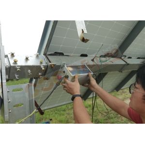 Off Grid 1 Axis Tracking Solar Panel System Night Position
