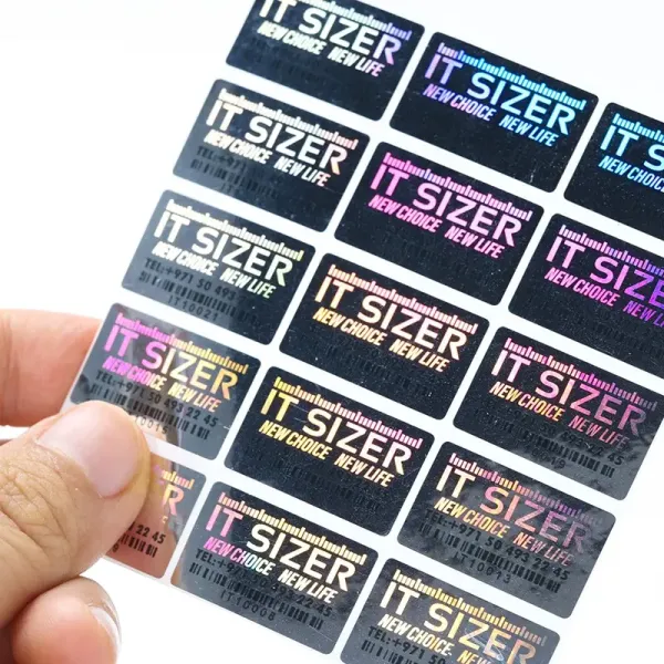 Customized 3D Holographic Labels Warranty Void Security Hologram Stickers