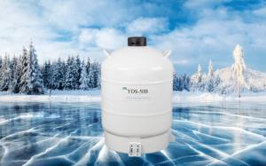 Quality Alu Alloy Cryogenic Liquid Nitrogen Container 50 Liter For Vaccine Animal Semen wholesale