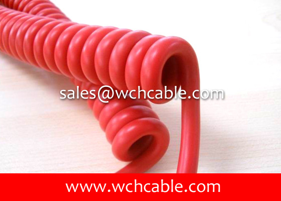 UL20698 Abrasion Resistant Polyurethane Spring Cable