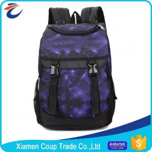 Quality College Student Shoulder Bag / Polyester School Bags Humanized Internal Structure wholesale