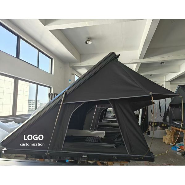 Custom Aluminum Hard Sided Rooftop Camper Suitable For 2-3 People