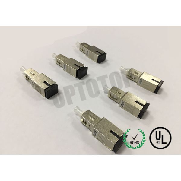 Wide Band 1310 / 1550 nm Fiber Optic Variable Attenuator With Metal - Ion Doped