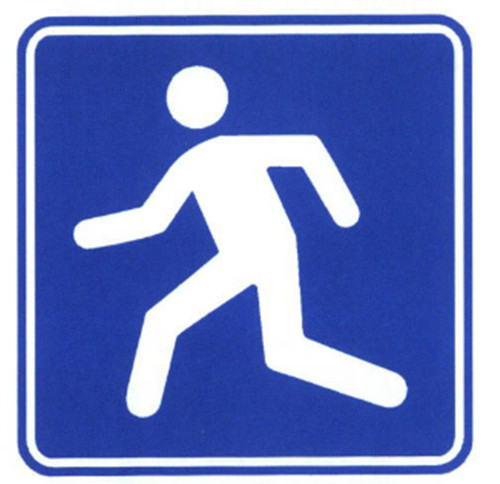 Manufacturer Facility Guidance Signs Along The Thick Road Traffic Sign Plate