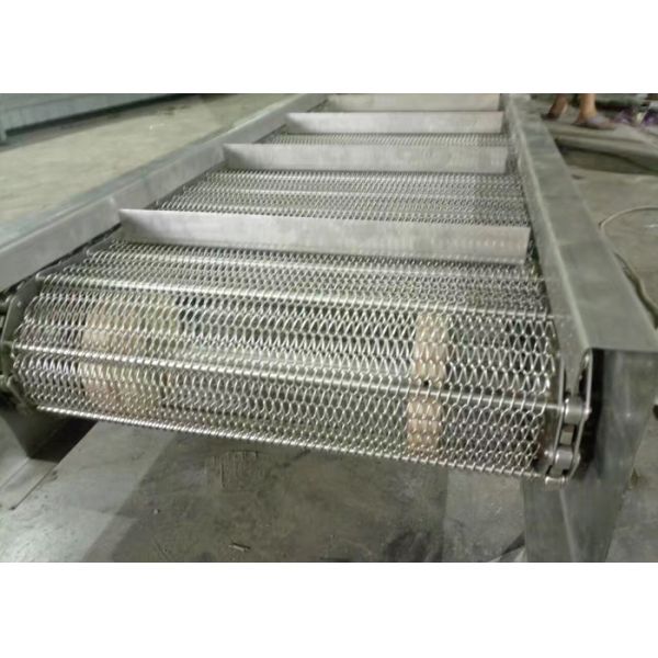 Stainless Steel Drying Chain Mesh Conveyor Belt In Wood Processing Industry